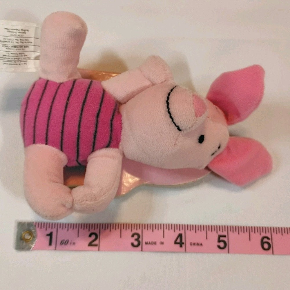 Vintage 1997 Piglet Disney Winnie the Pooh Friendly Tales Plush Doll & Book‎ 90s - Picture 10 of 10